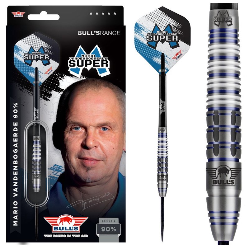 Bulls Ricky Evans 90% Tungsten Steel Tip Darts - 24g Professional Darts